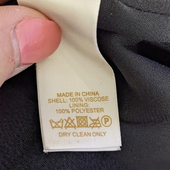 KATE Spade LBD Black Crepe Flutter Sleeve Midi Dress 0 - Picture 10 of 16